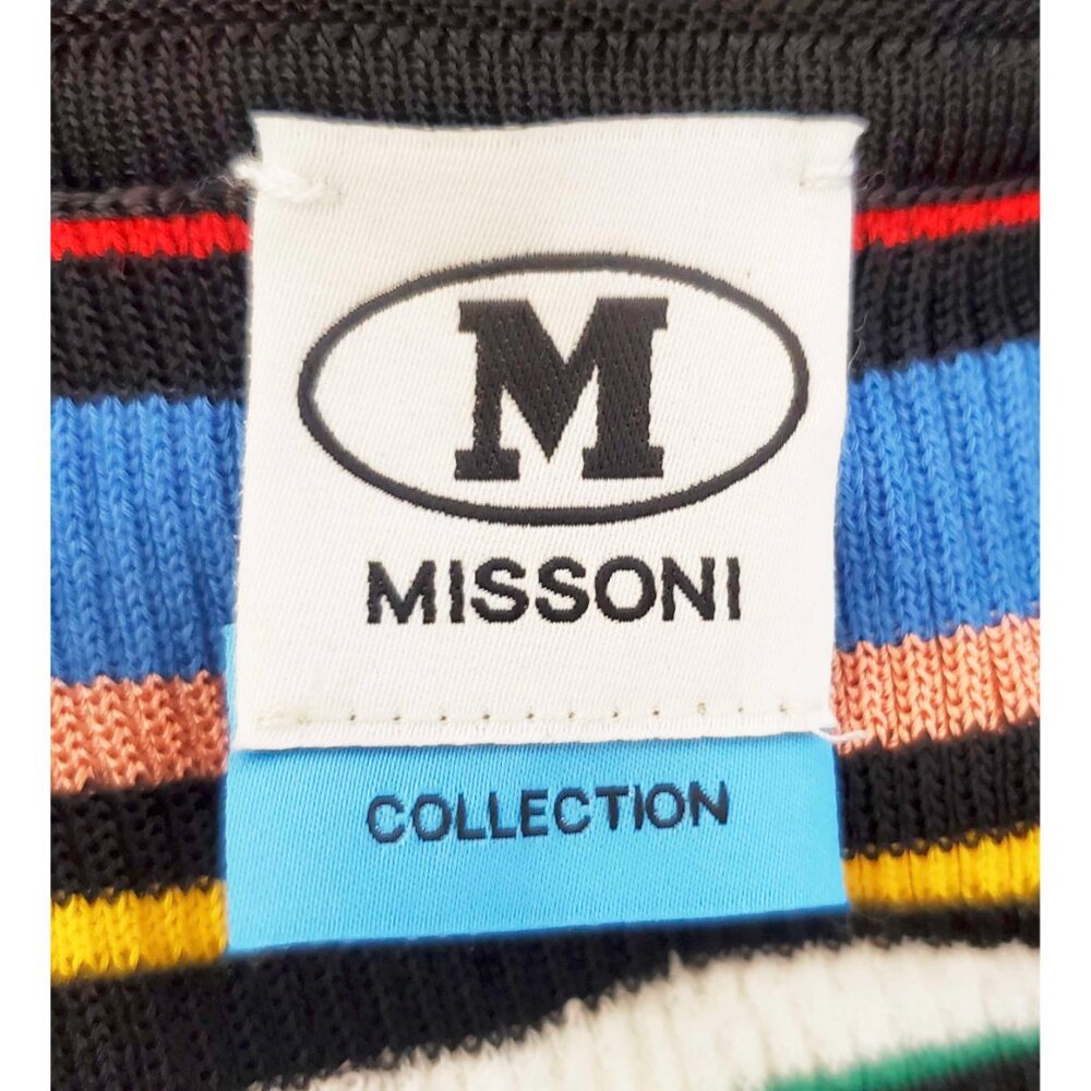 Missoni Womens Sleeveless Striped Knit Long Colorful Tube Dress 42 / 6 NWT - Picture 4 of 14